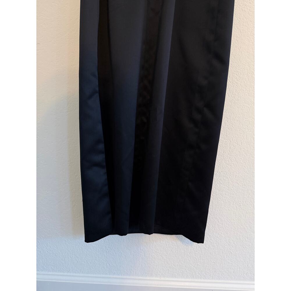 NWT JR Nites by Caliendo Midi Dress Womens Sz 14 White Black Formal Event Gala - Picture 12 of 13